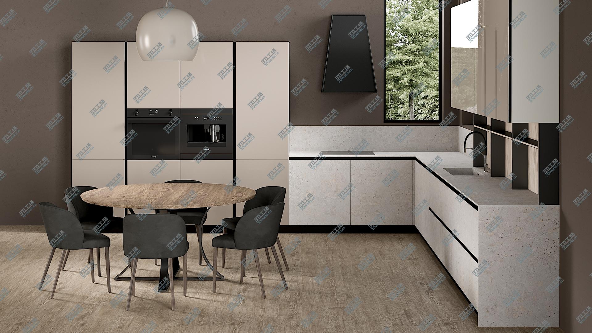 images/goods_img/202104094/Kitchen 4 Clean Empty Inside model/4.jpg